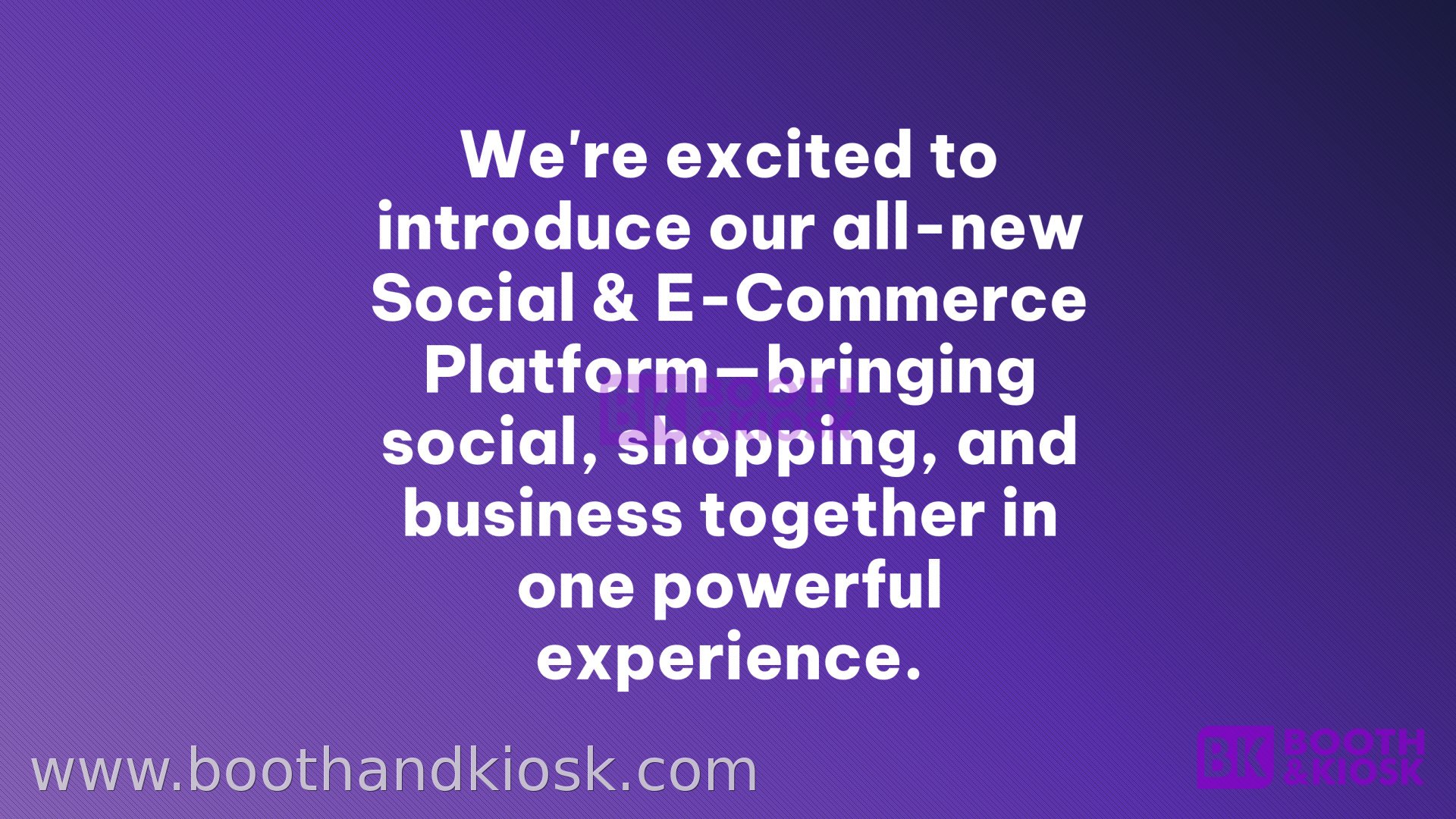 We’re excited to introduce our all-new Social &