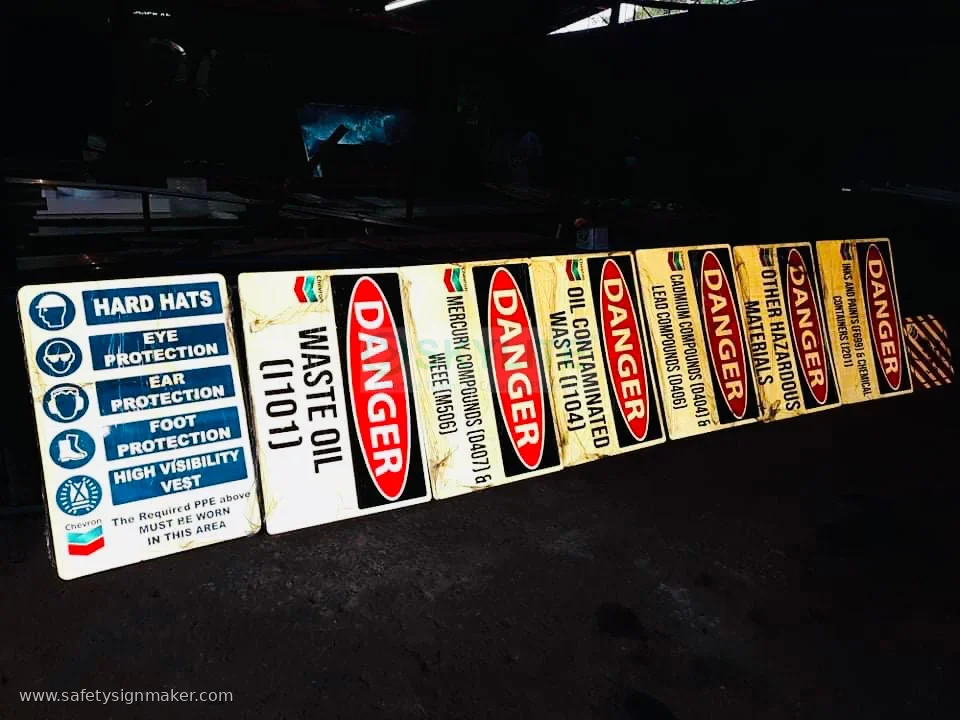 Chevron Safety Sign Various Sfaty Signs for Chevron