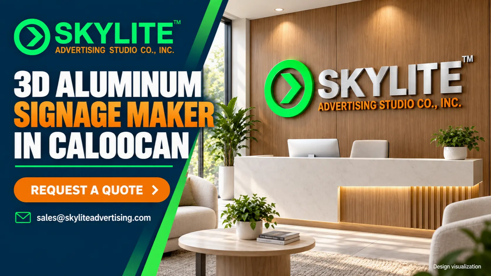 3D Aluminum Signage Maker in Caloocan