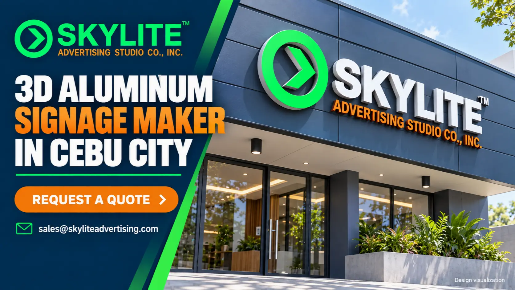 3D Aluminum Signage Maker in Cebu City