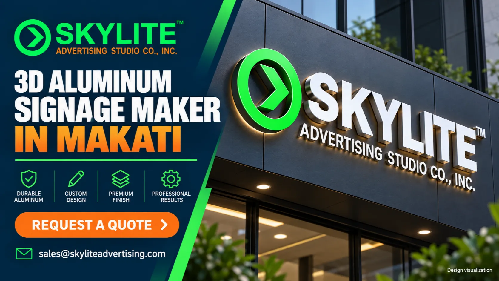 3D Aluminum Signage Maker in Makati