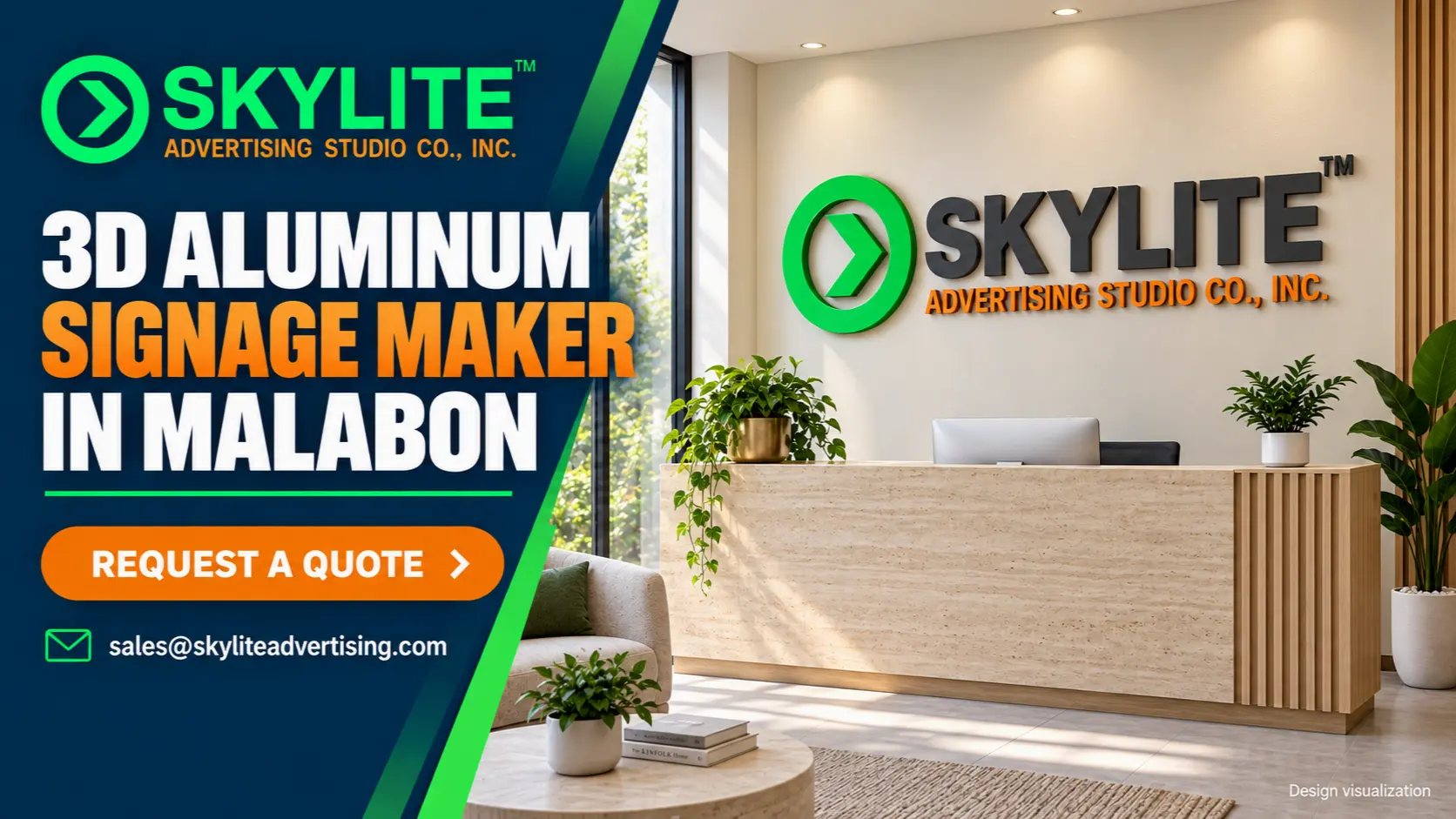 3D Aluminum Signage Maker in Malabon