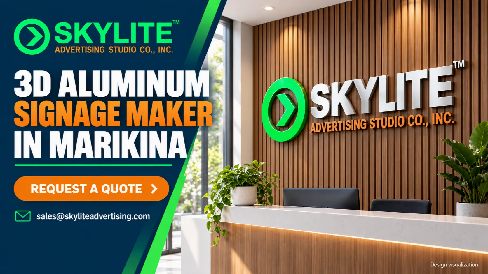 3D Aluminum Signage Maker in Marikina