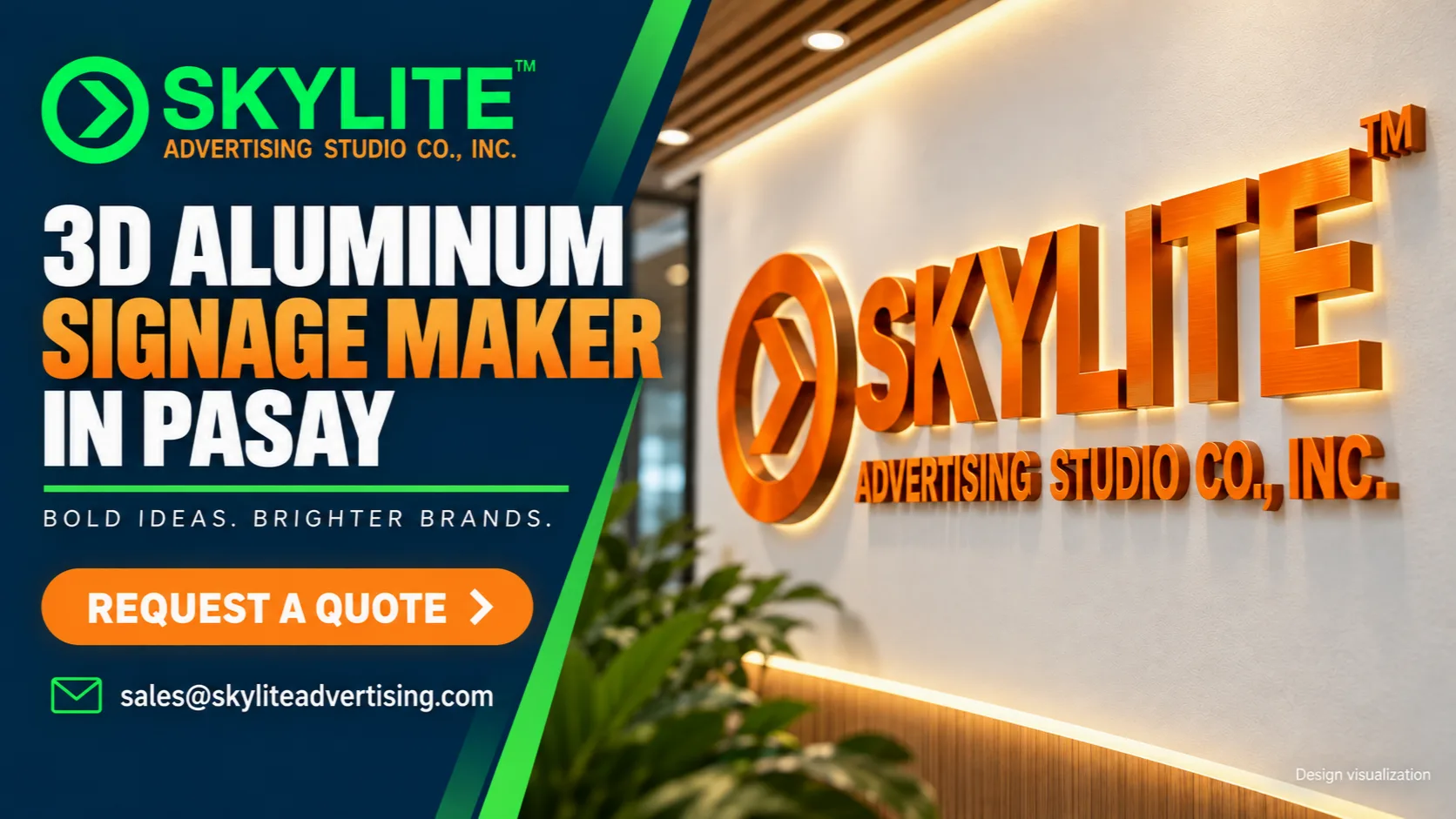 3D Aluminum Signage Maker in Pasay