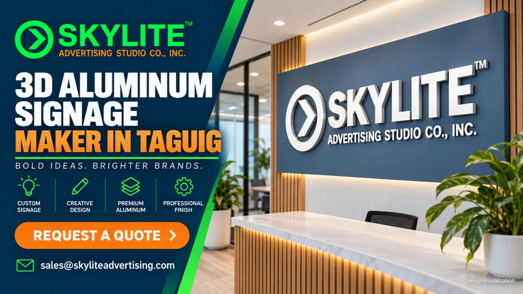 3D Aluminum Signage Maker in Taguig