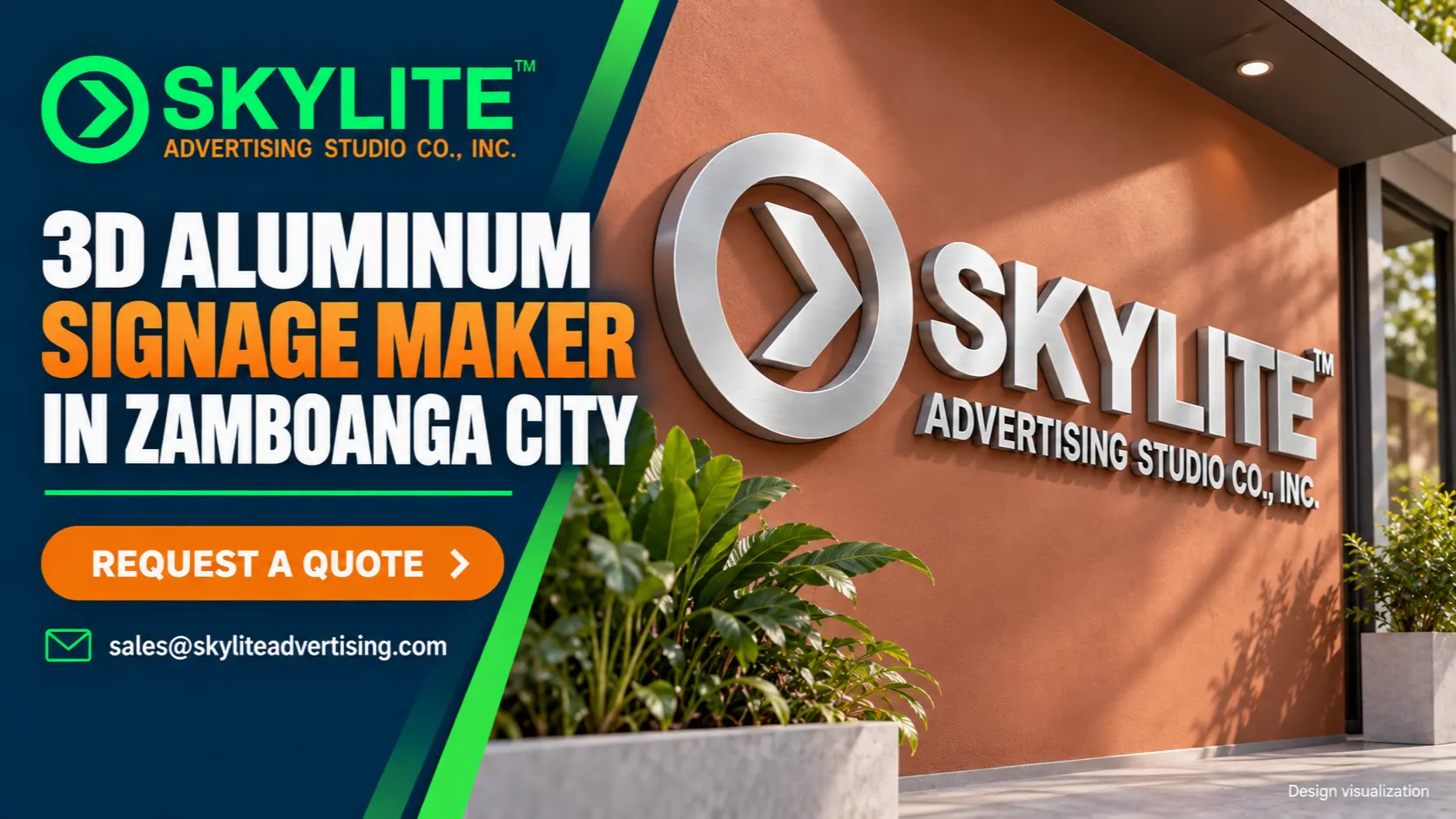 3D Aluminum Signage Maker in Zamboanga City