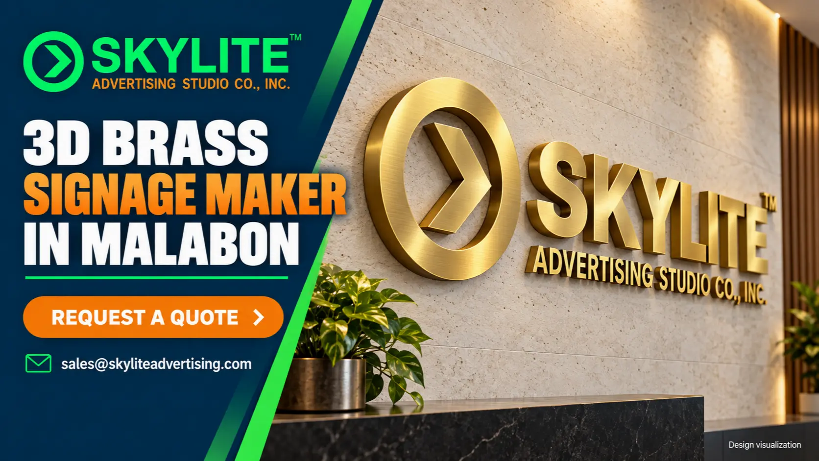 3D Brass Signage Maker in Malabon
