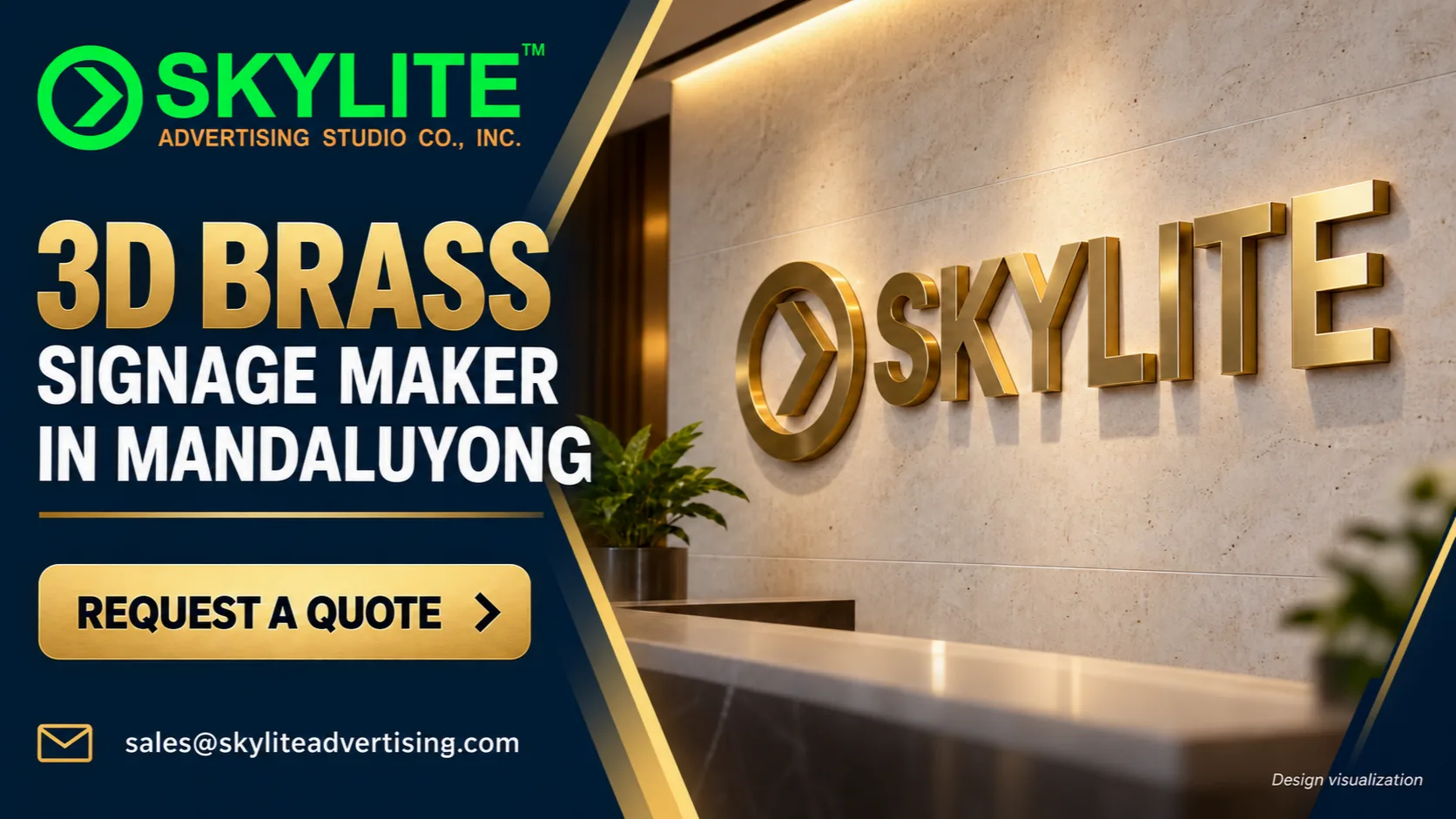 3D Brass Signage Maker in Mandaluyong