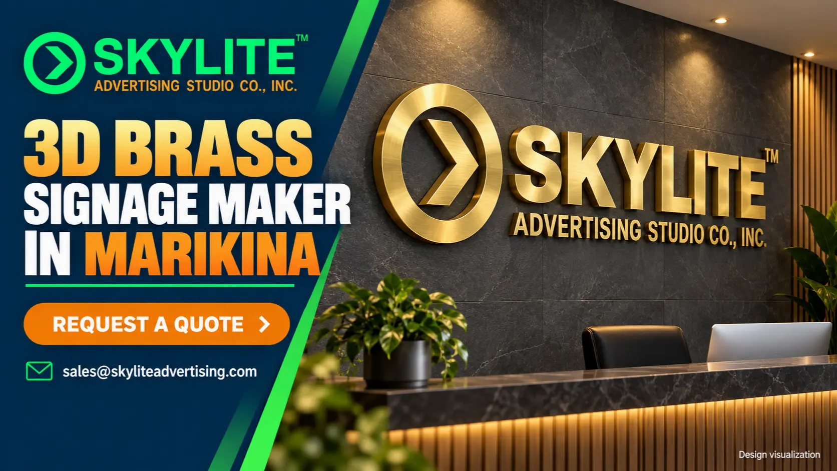 3D Brass Signage Maker in Marikina