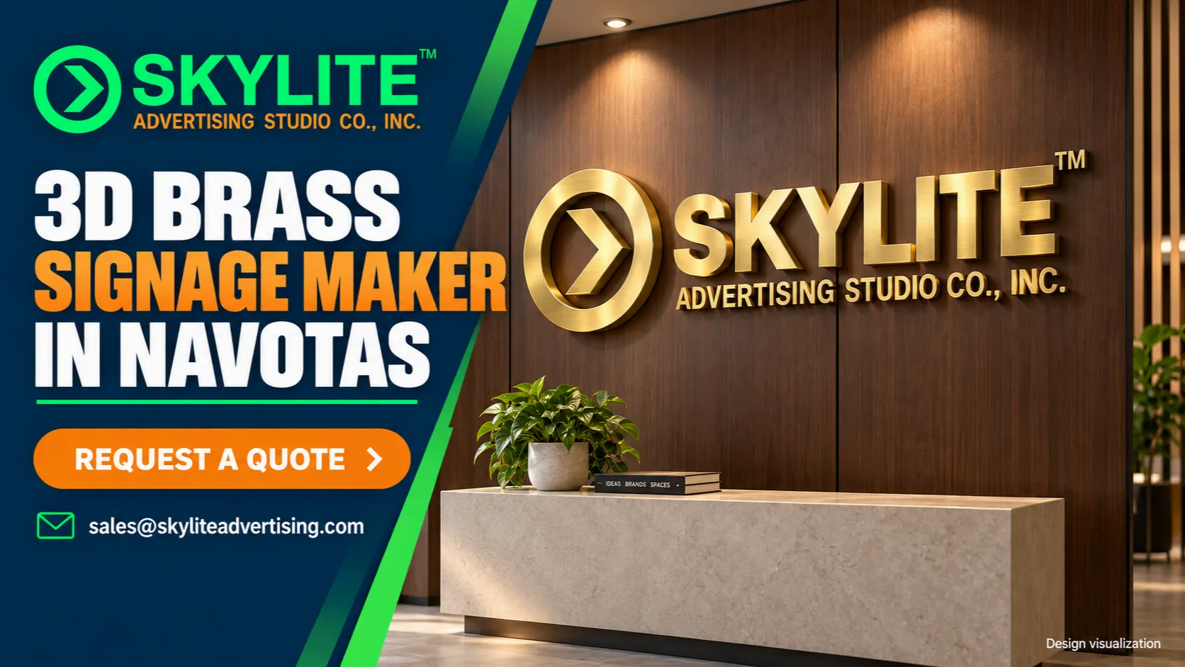 3D Brass Signage Maker in Navotas