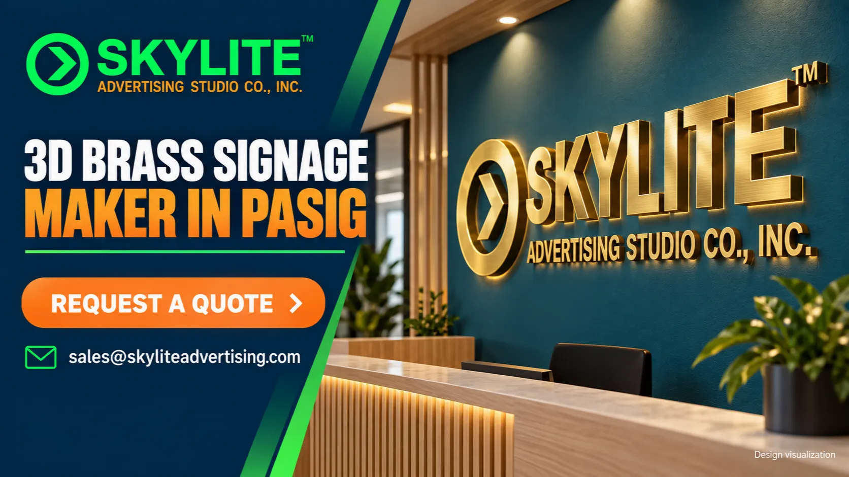 3D Brass Signage Maker in Pasig