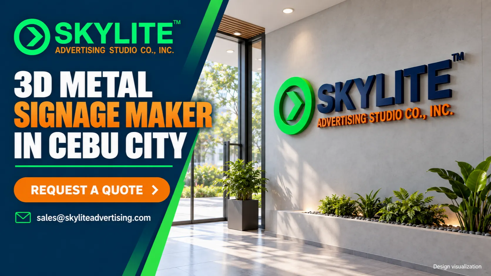 3D Metal Signage Maker in Cebu City