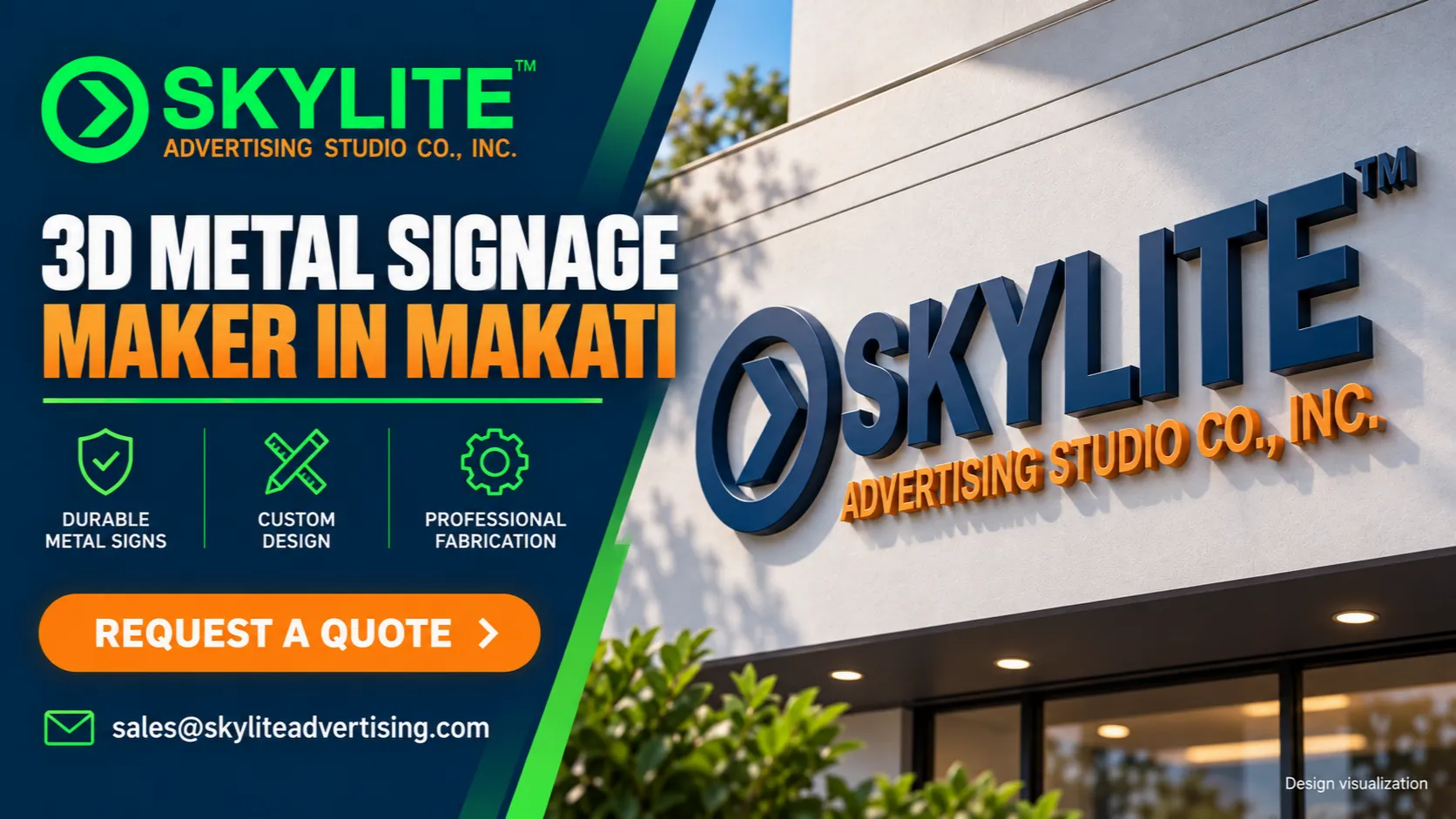 3D Metal Signage Maker in Makati