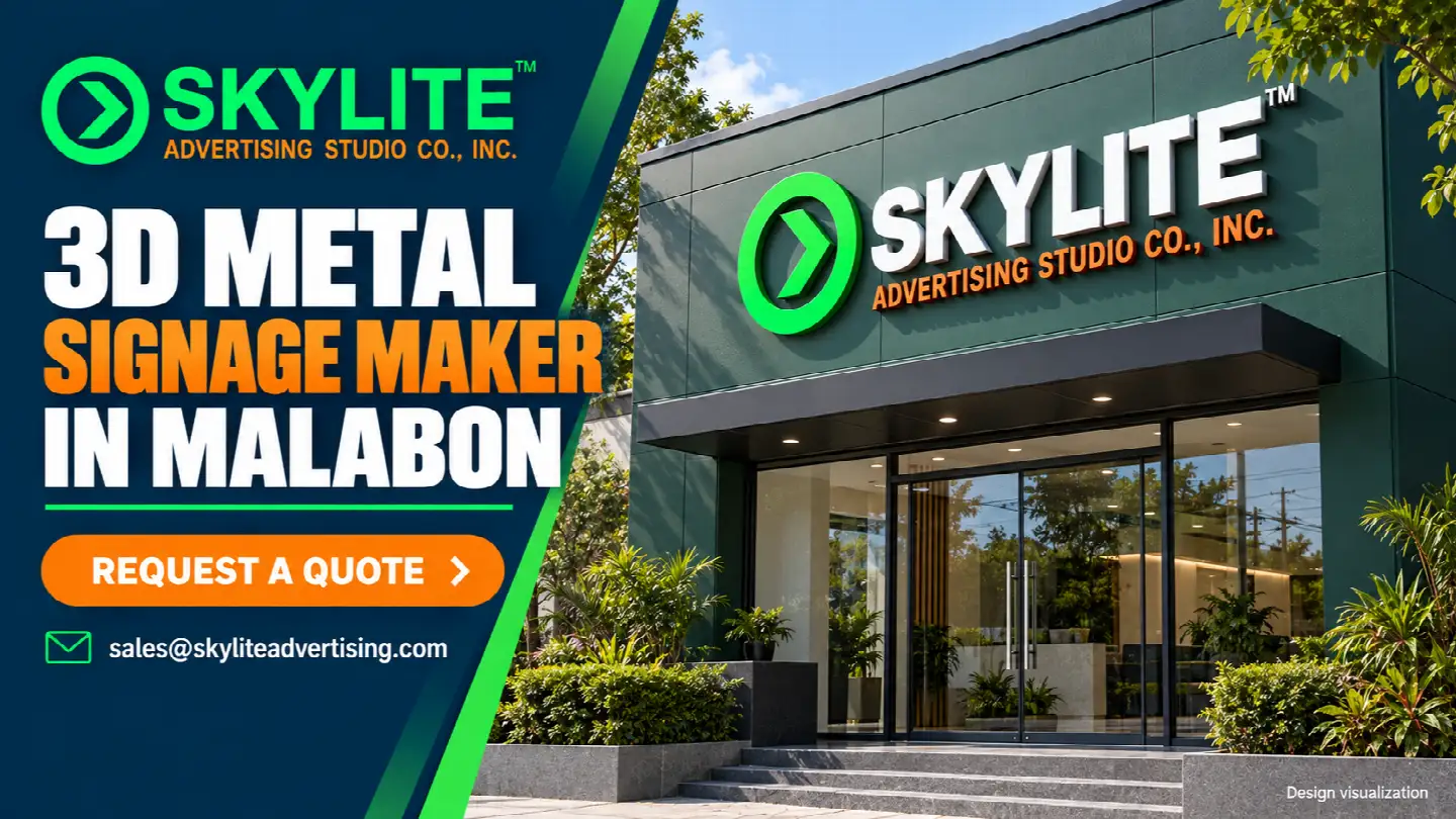 3D Metal Signage Maker in Malabon