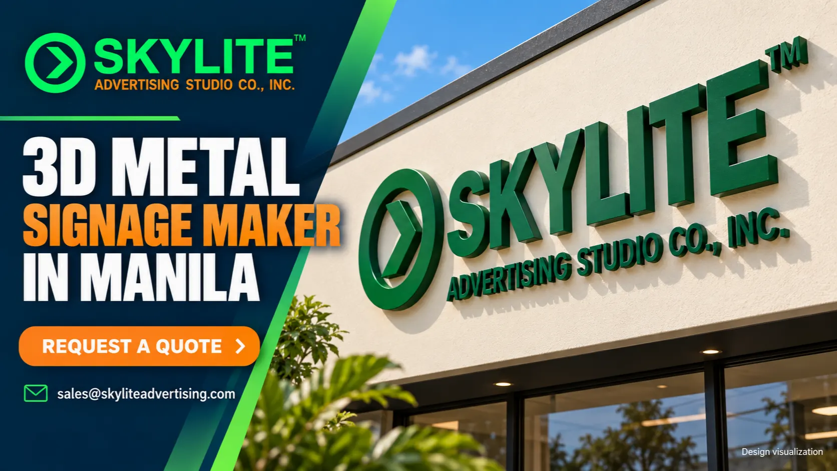 3D Metal Signage Maker in Manila