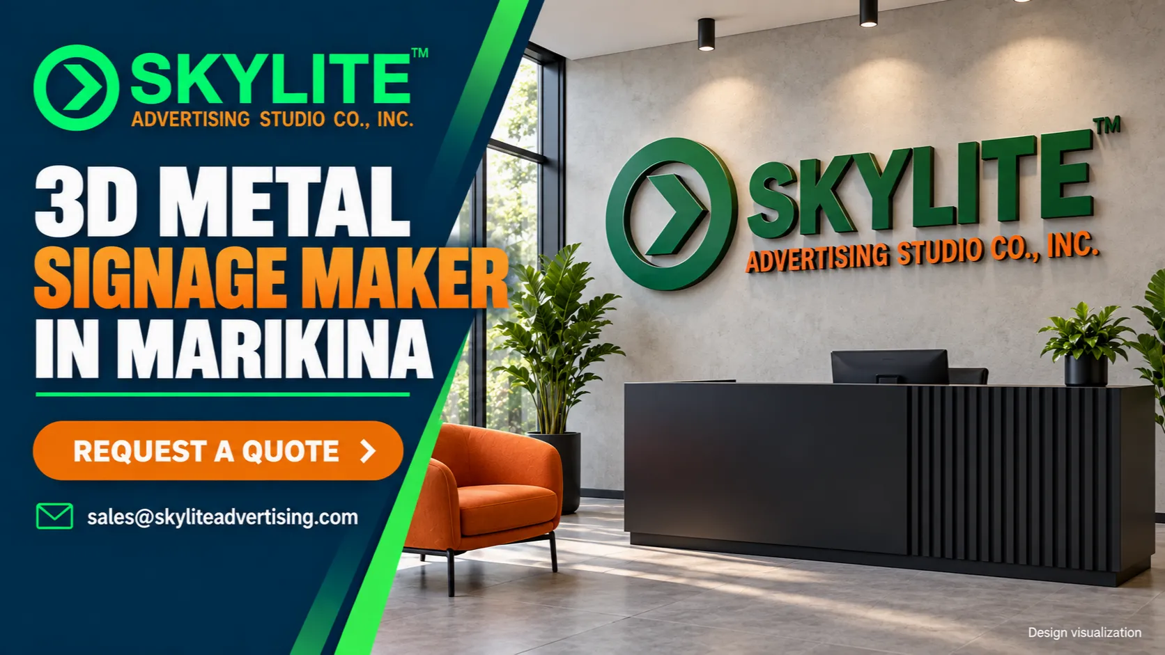 3D Metal Signage Maker in Marikina