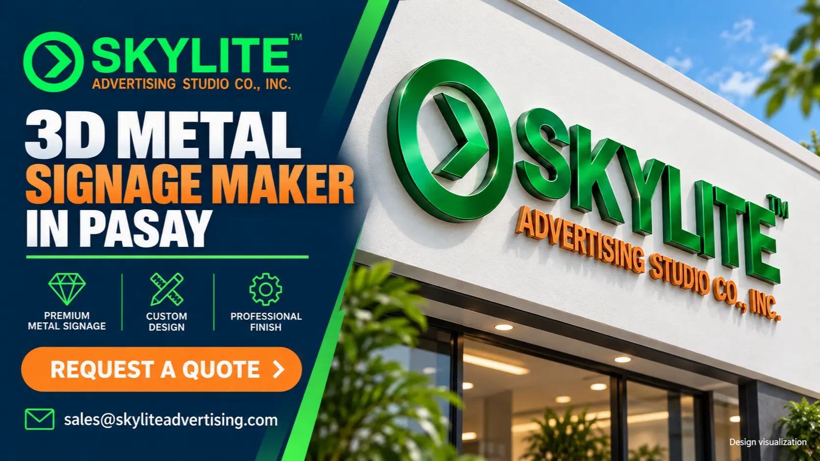 3D Metal Signage Maker in Pasay