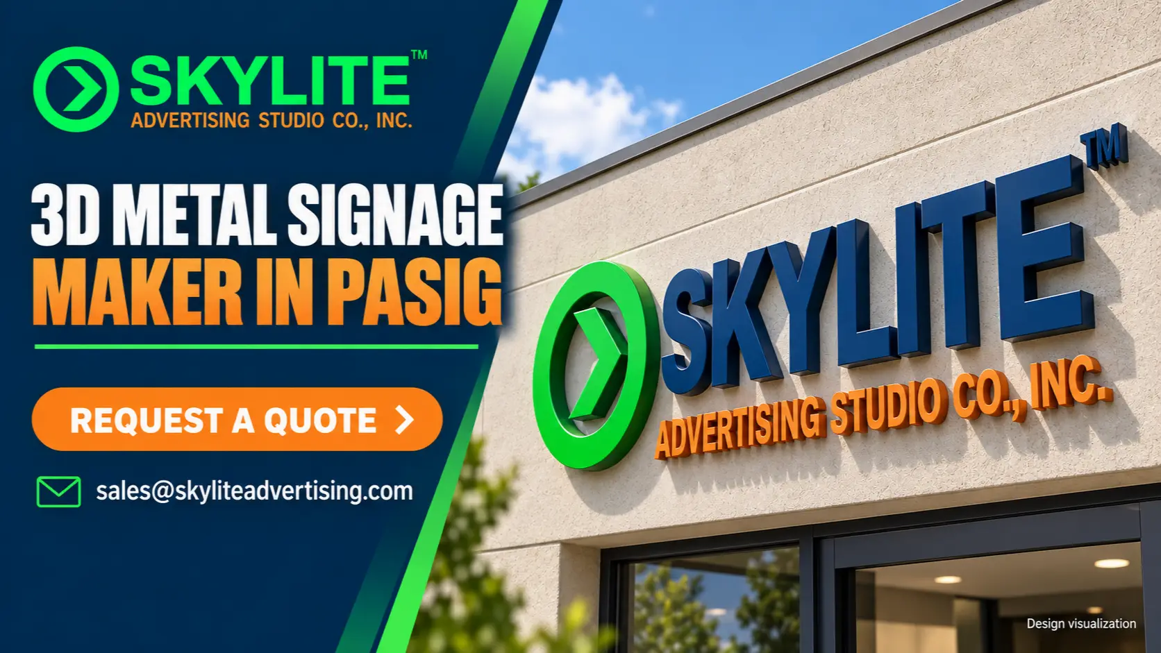 3D Metal Signage Maker in Pasig