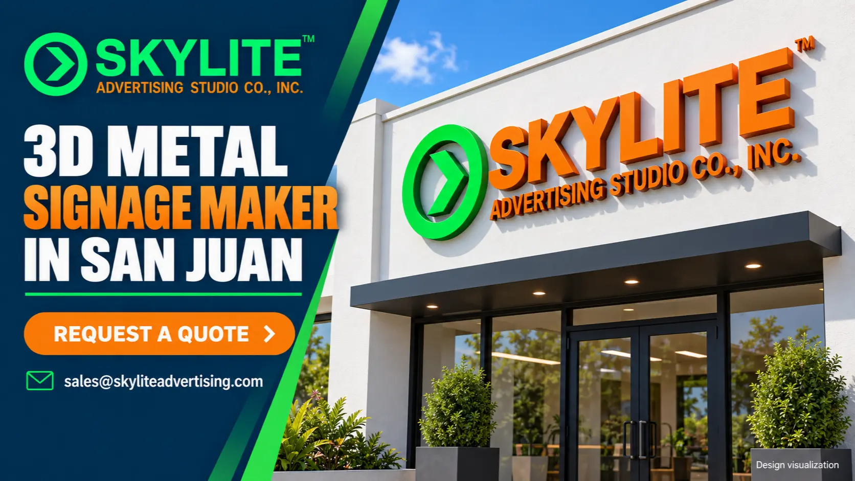3D Metal Signage Maker in San Juan