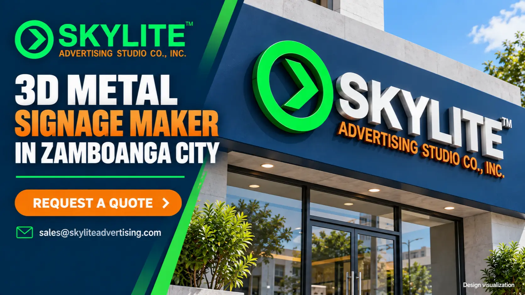 3D Metal Signage Maker in Zamboanga City