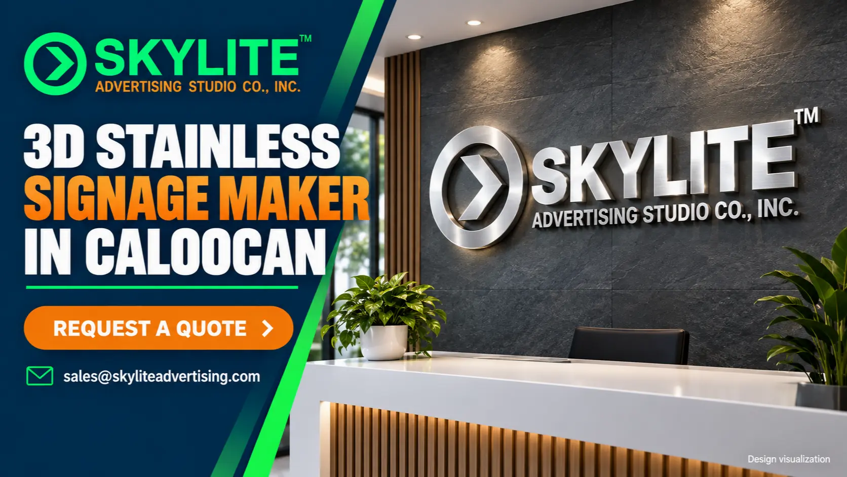 3D Stainless Signage Maker in Caloocan
