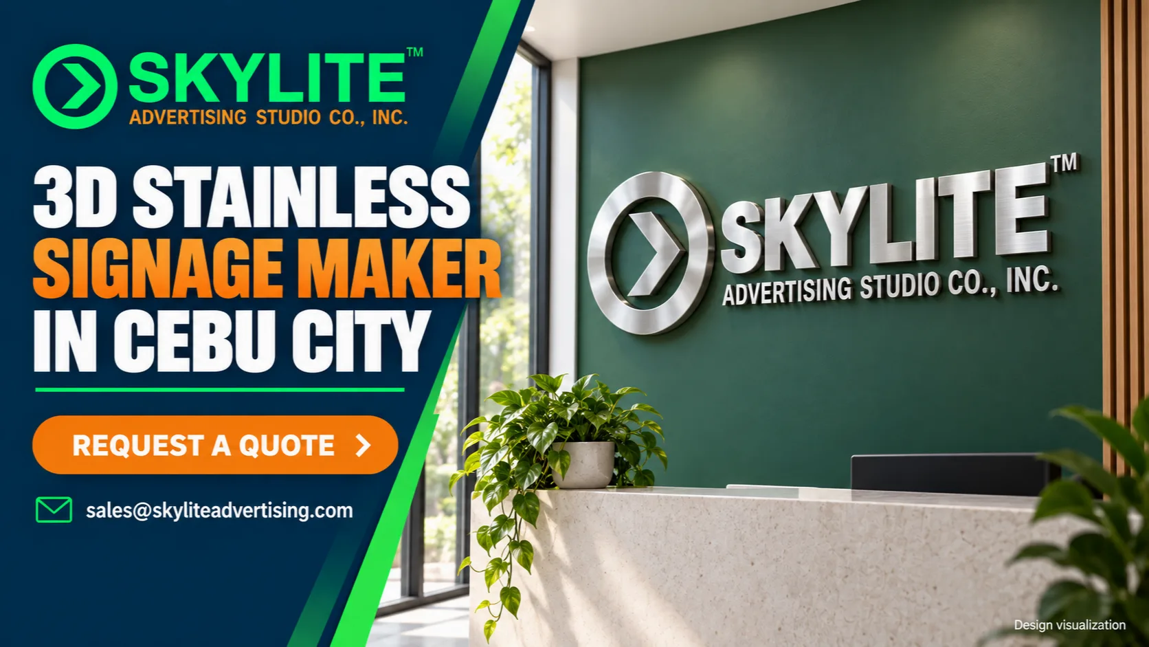 3D Stainless Signage Maker in Cebu City