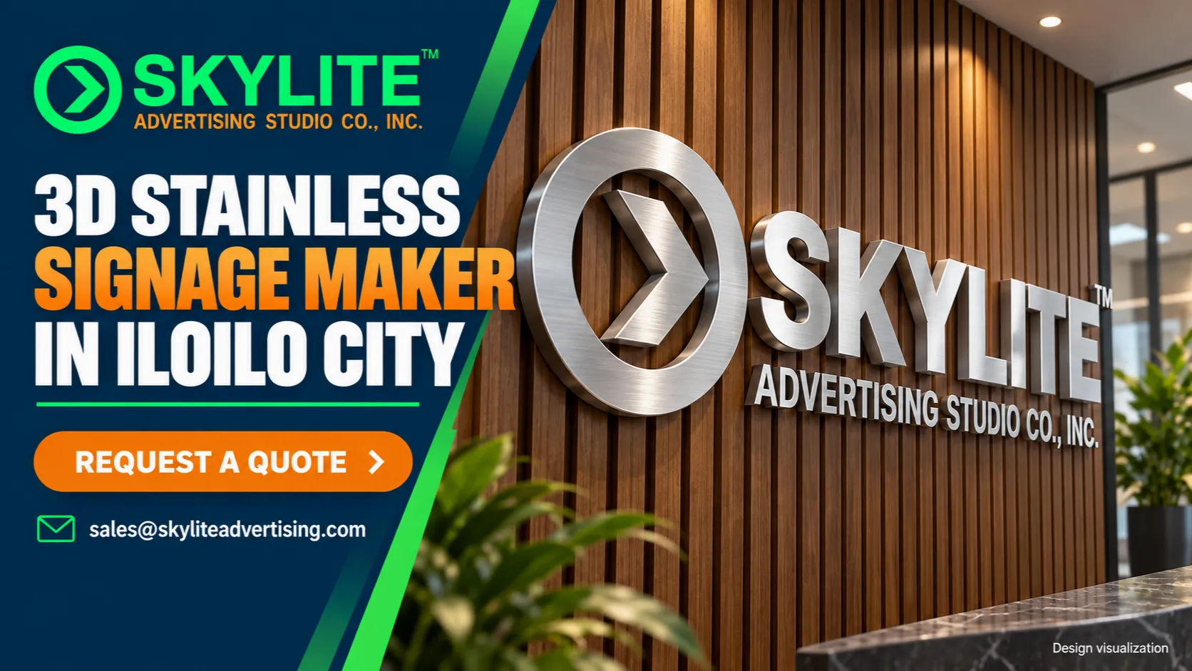 3D Stainless Signage Maker in Iloilo City