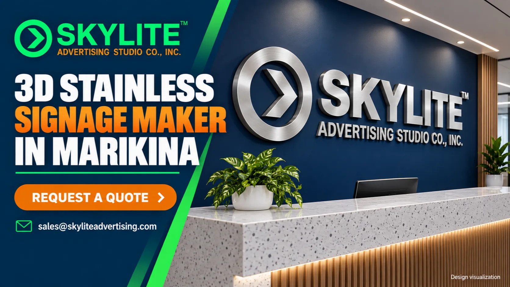 3D Stainless Signage Maker in Marikina