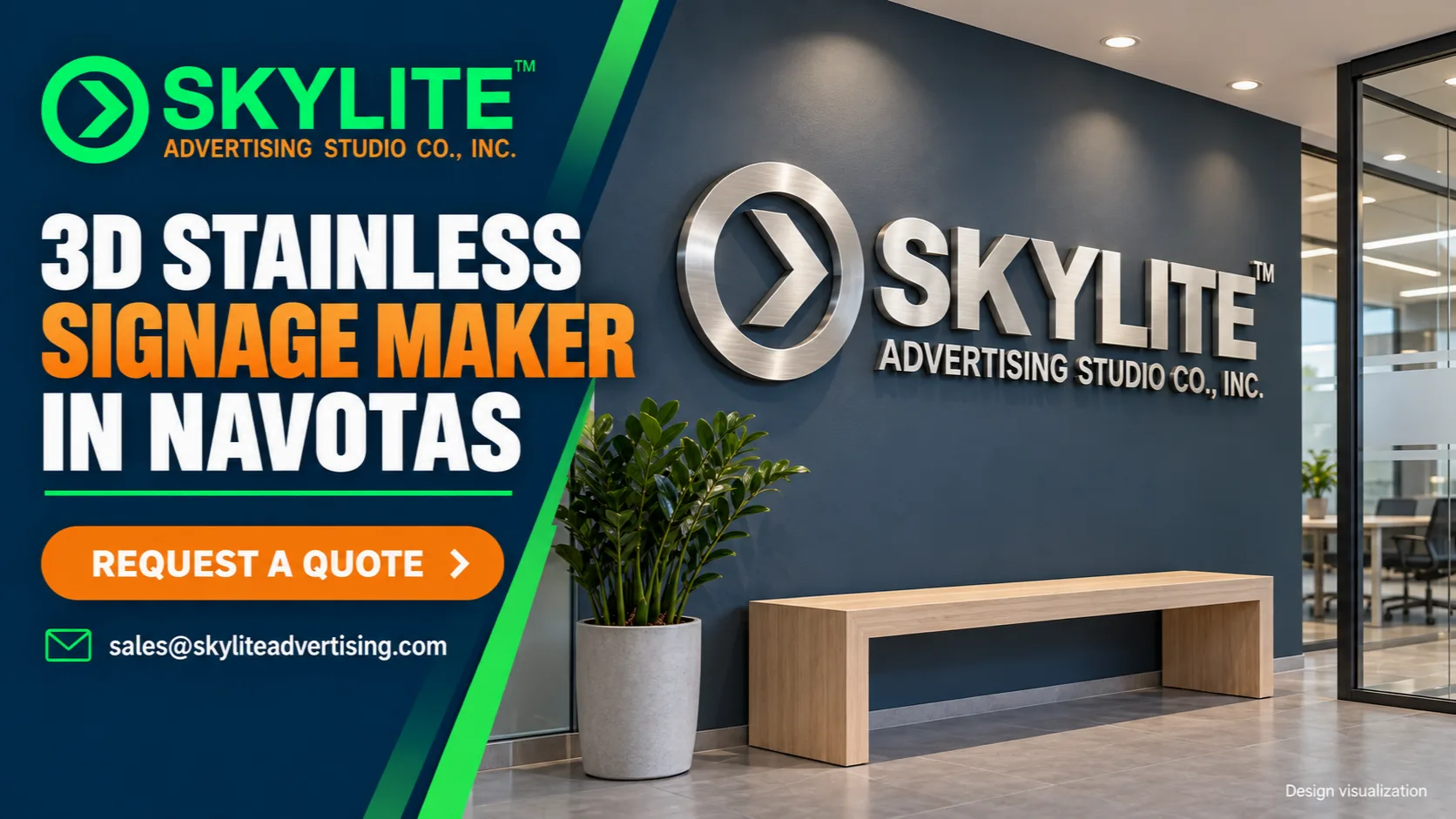 3D Stainless Signage Maker in Navotas