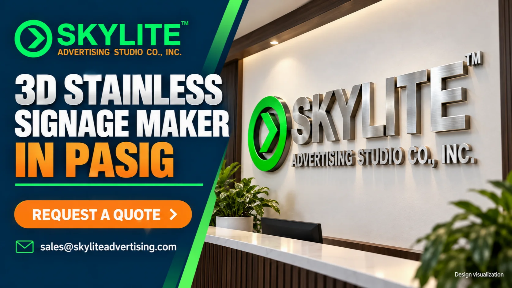 3D Stainless Signage Maker in Pasig