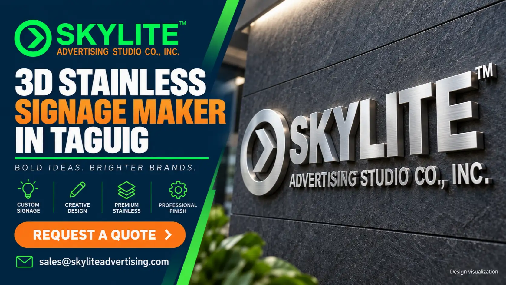3D Stainless Signage Maker in Taguig