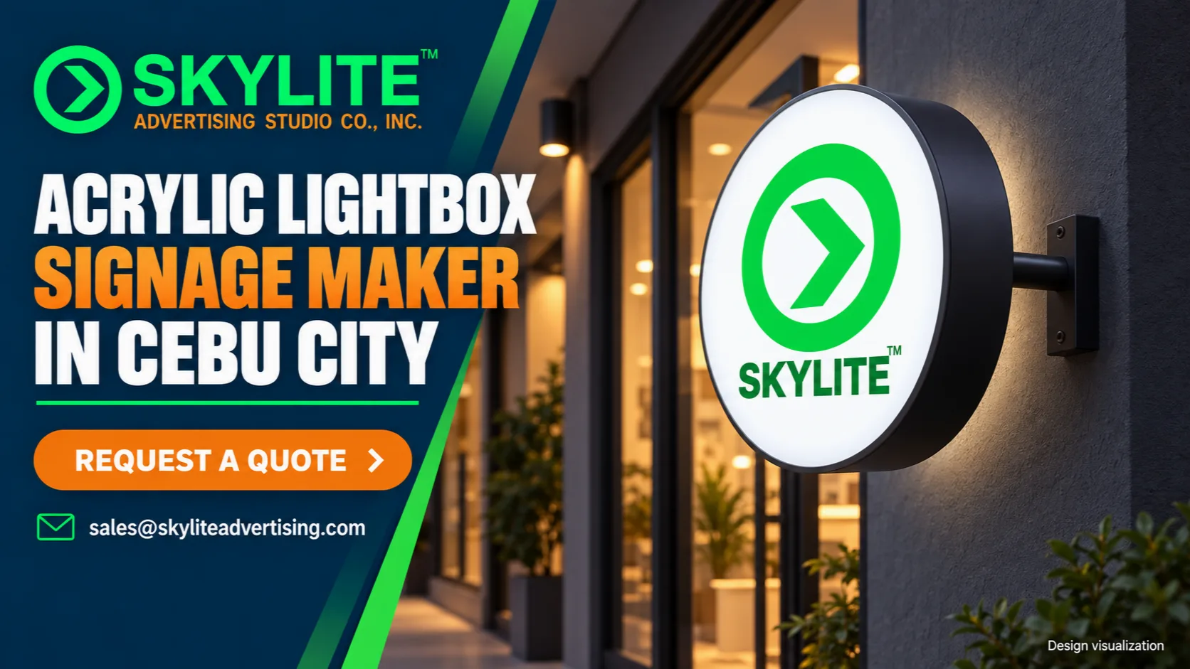 Acrylic Lightbox Signage Maker in Cebu City