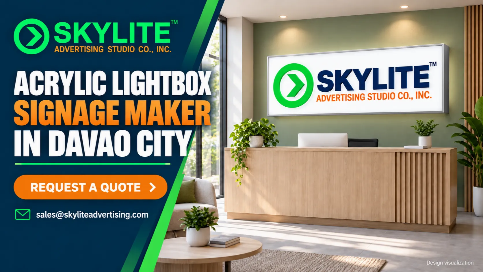 Acrylic Lightbox Signage Maker in Davao City