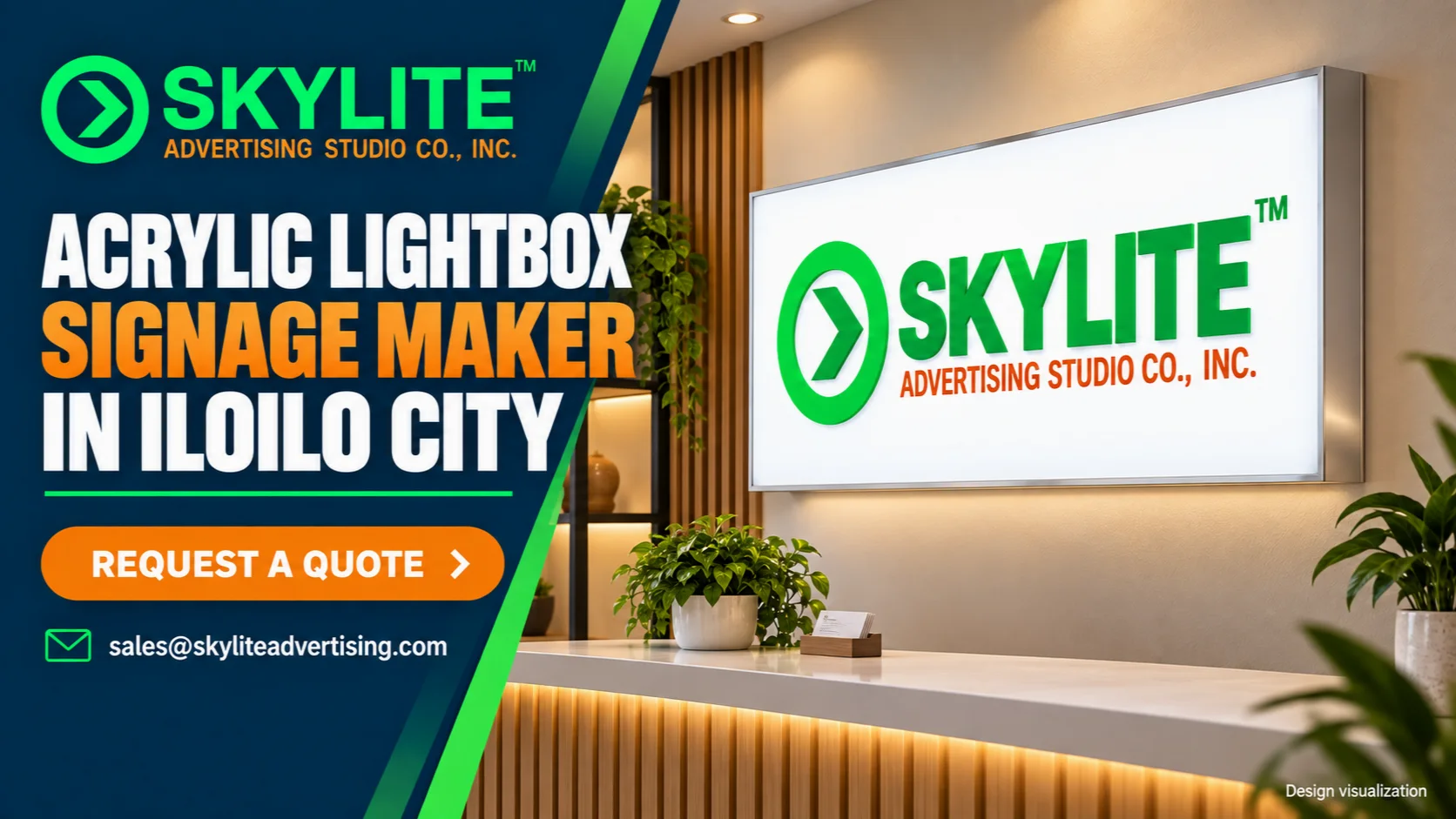 Acrylic Lightbox Signage Maker in Iloilo City