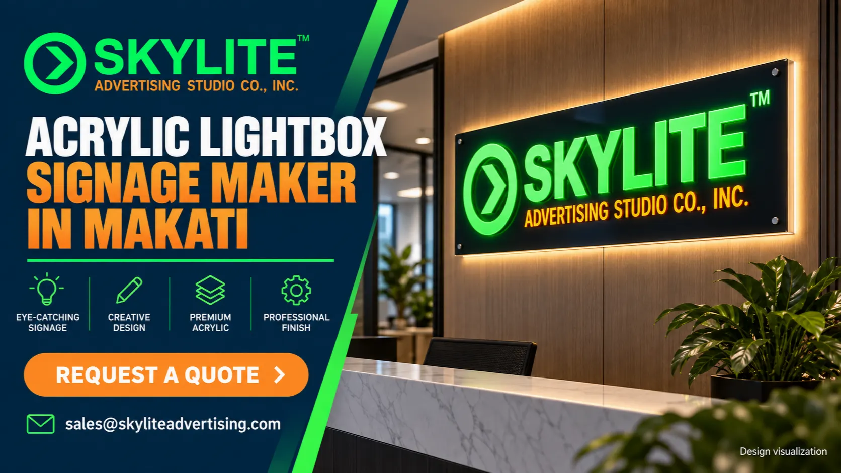 Acrylic Lightbox Signage Maker in Makati