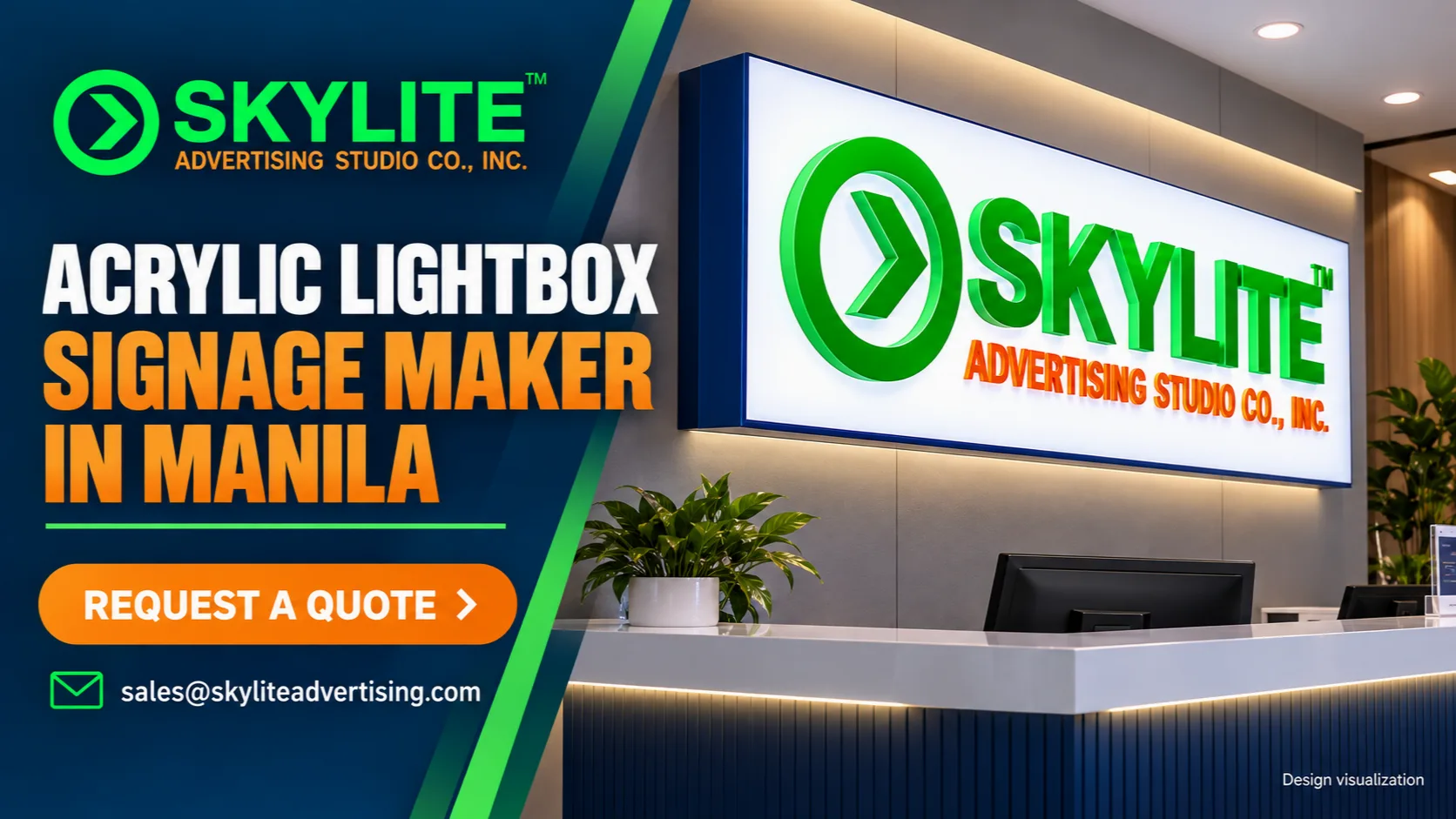Acrylic Lightbox Signage Maker in Manila