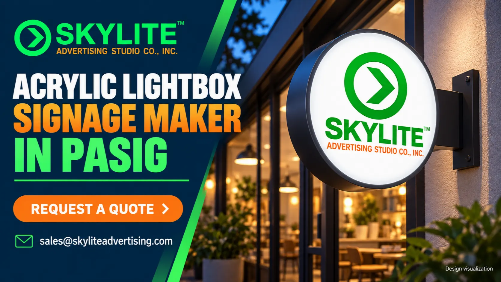 Acrylic Lightbox Signage Maker in Pasig