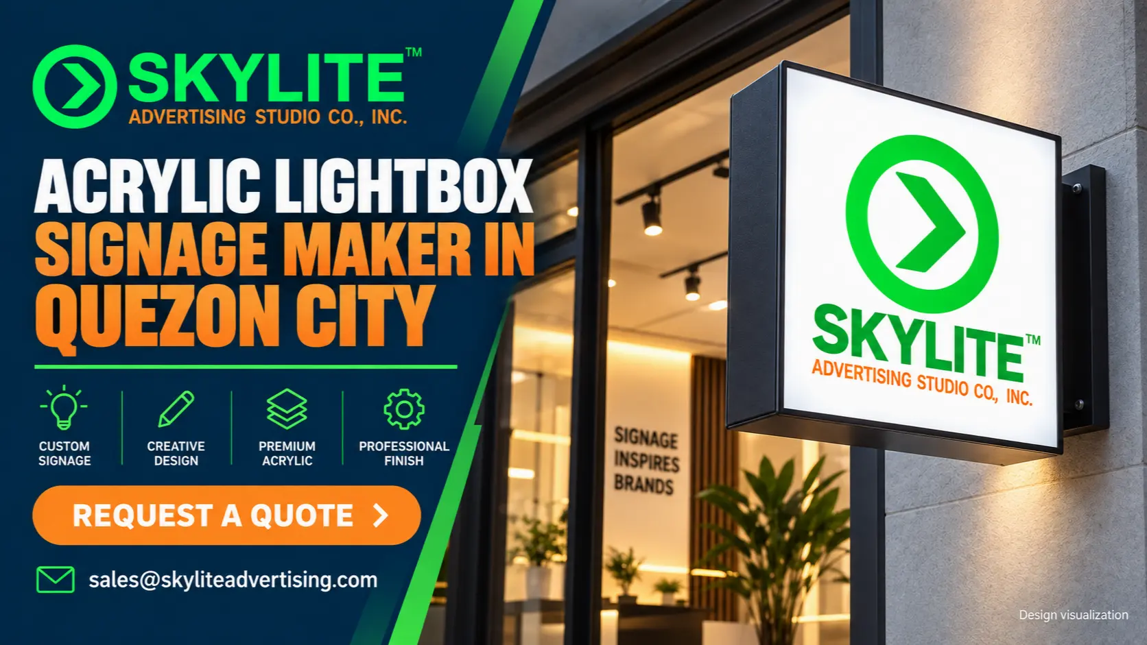 Acrylic Lightbox Signage Maker in Quezon City