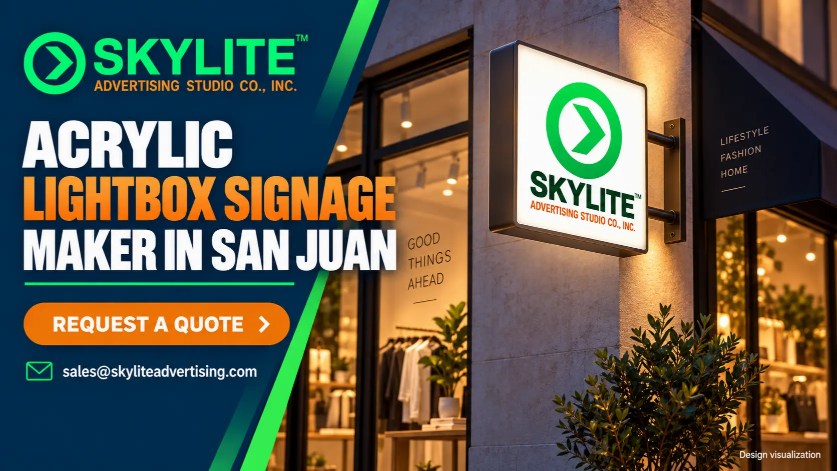 Acrylic Lightbox Signage Maker in San Juan