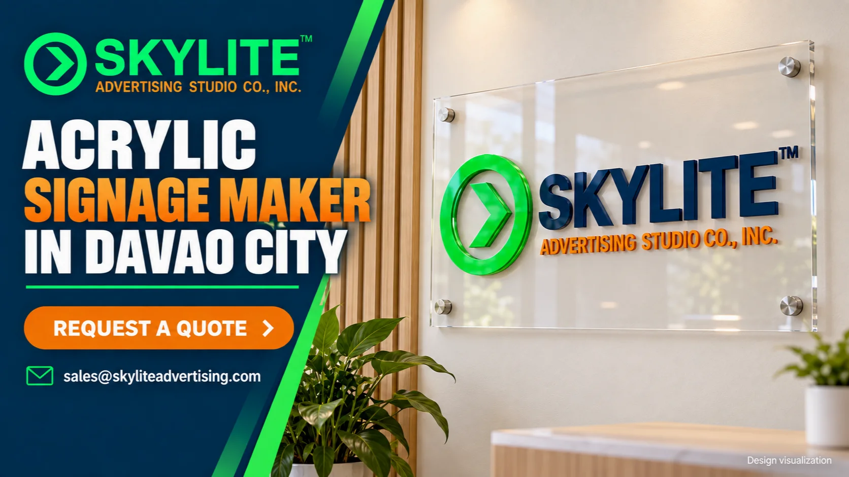 Acrylic Signage Maker in Davao City