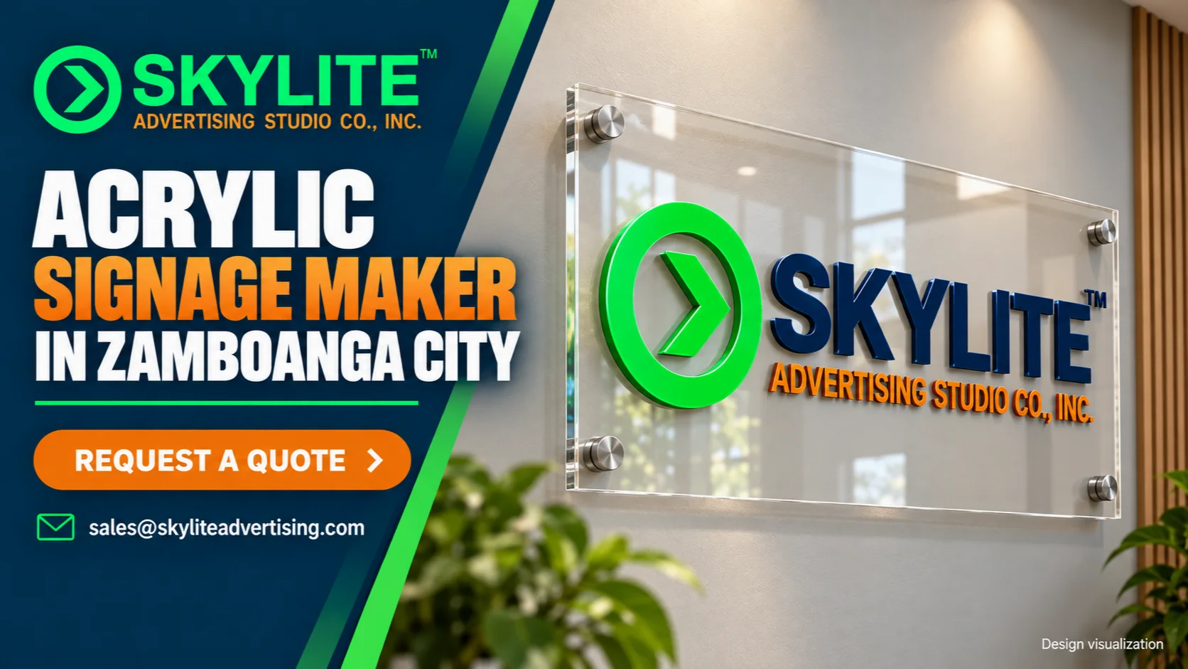 Acrylic Signage Maker in Zamboanga City