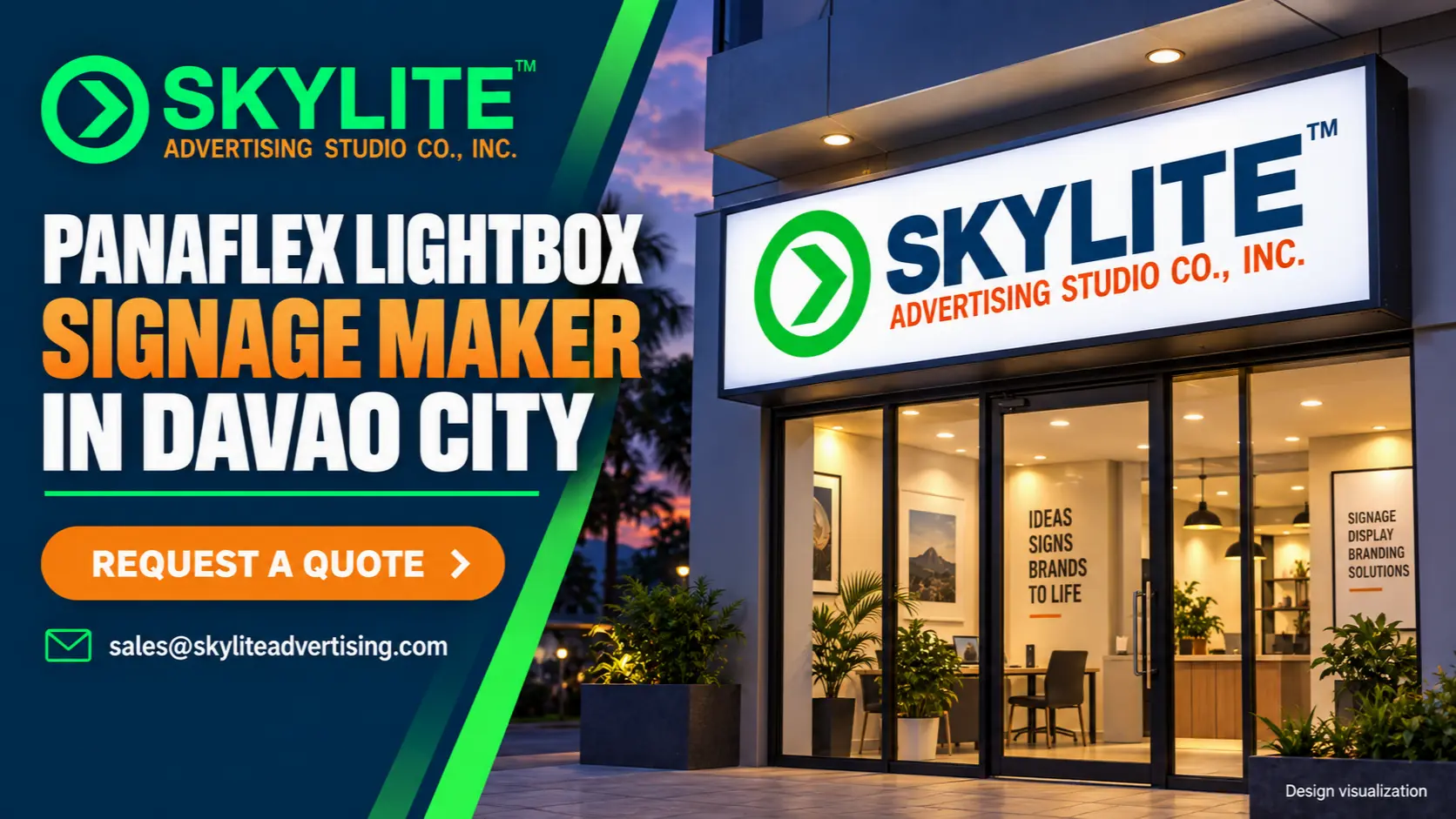 Panaflex Lightbox Signage Maker in Davao City