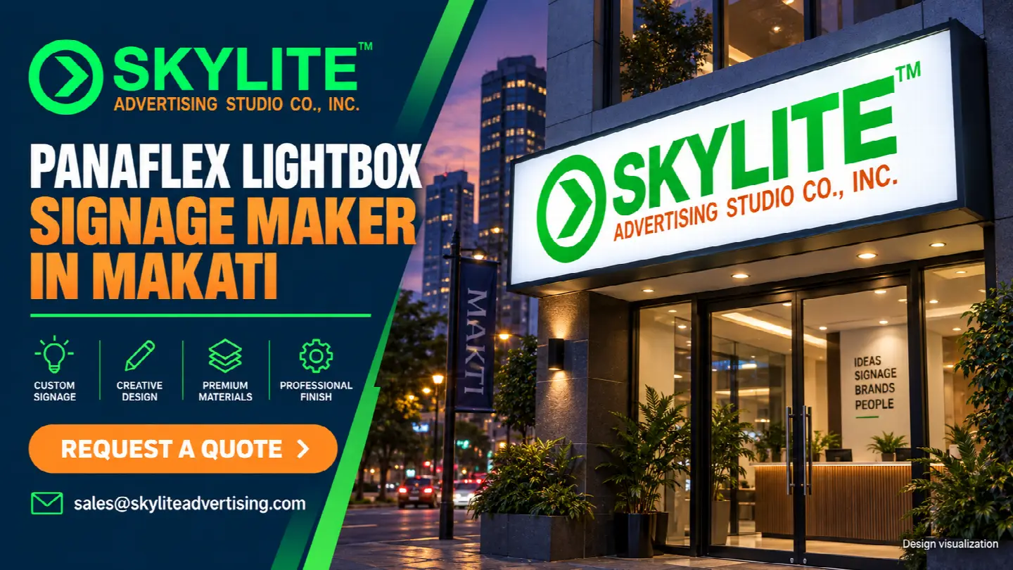 Panaflex Lightbox Signage Maker in Makati
