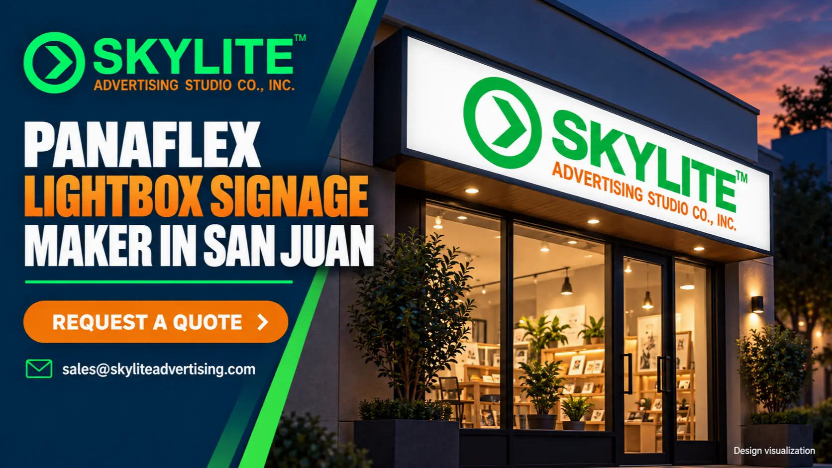 Panaflex Lightbox Signage Maker in San Juan
