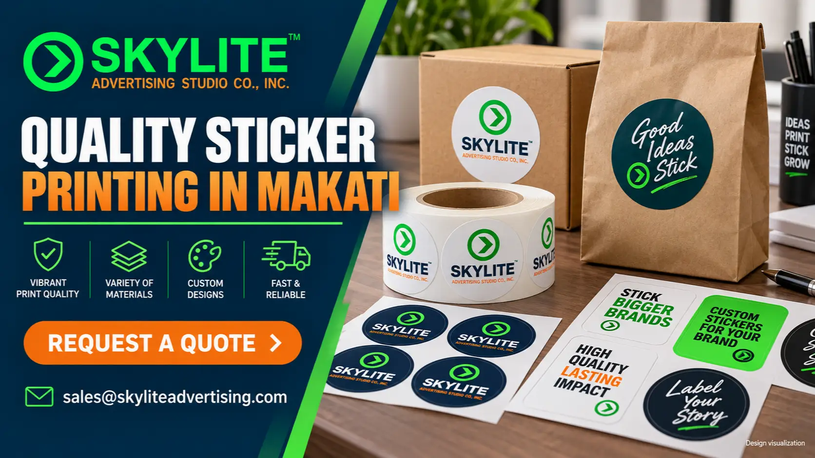 Quality Sticker Printing in Makati