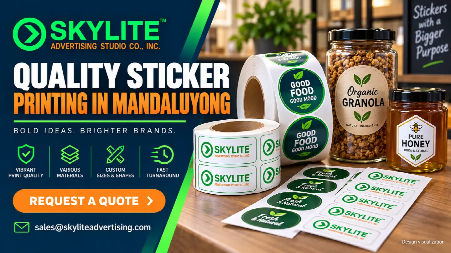 Quality Sticker Printing in Mandaluyong