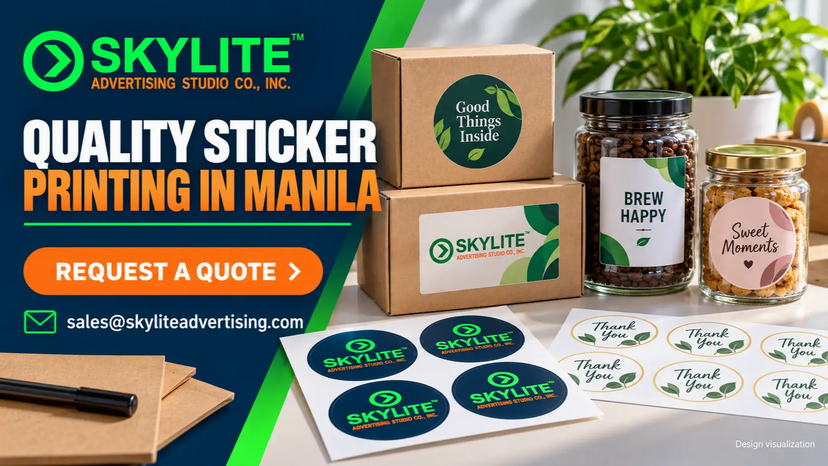Quality Sticker Printing in Manila