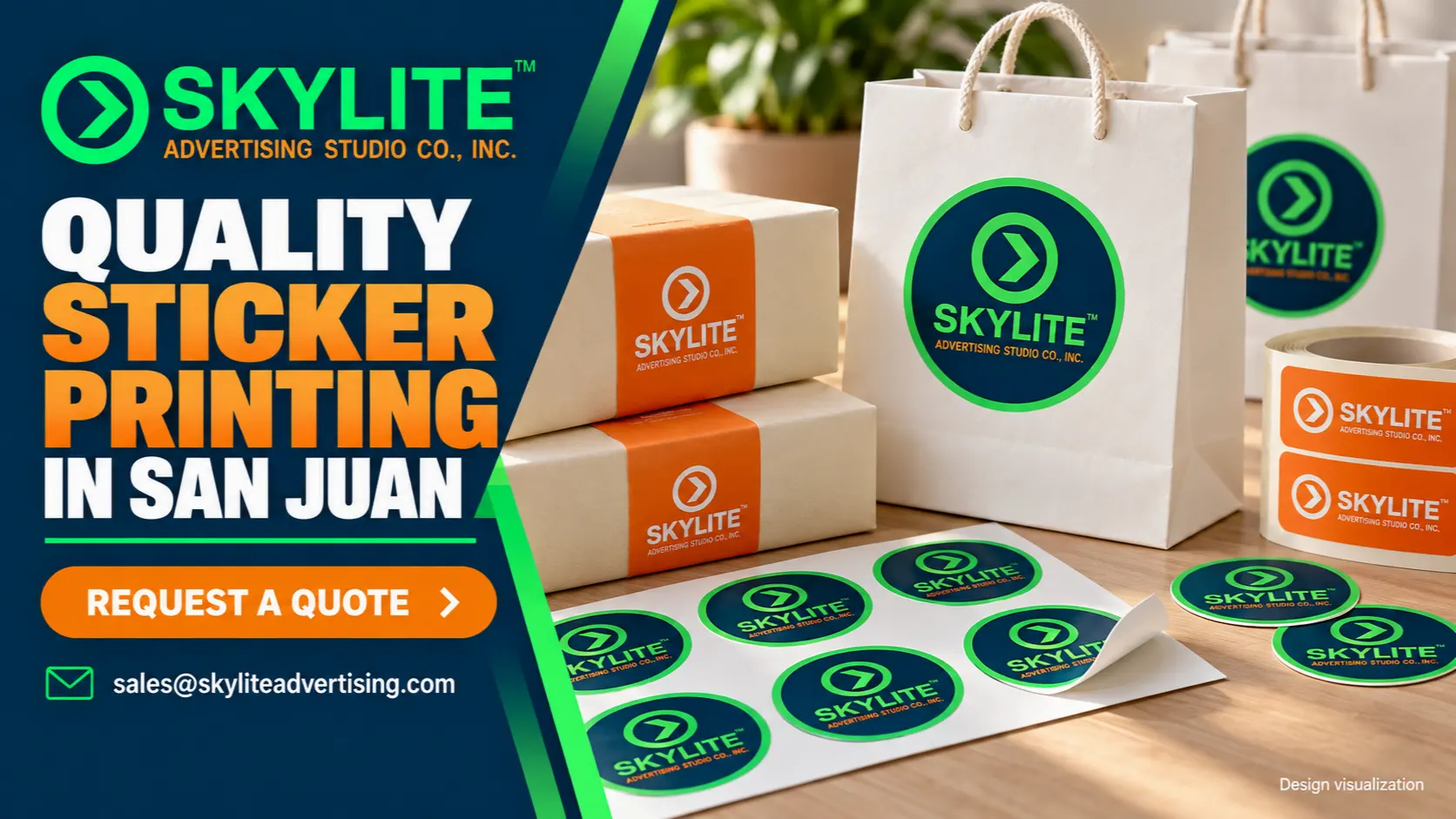Quality Sticker Printing in San Juan