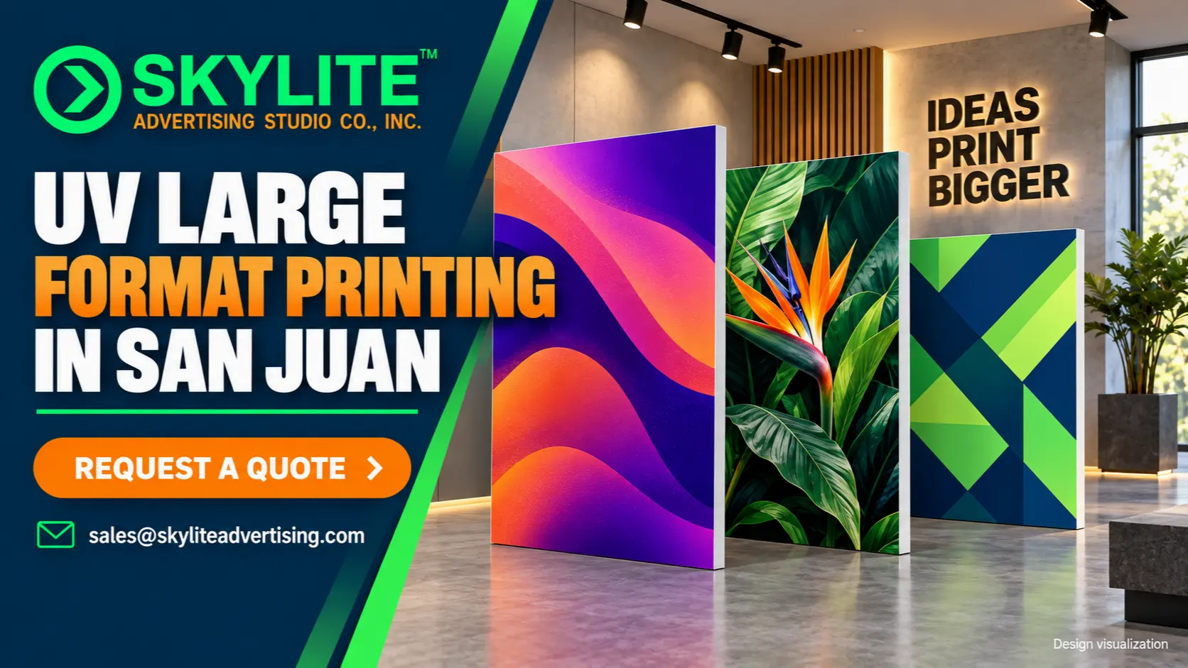 UV Large Format Printing in San Juan
