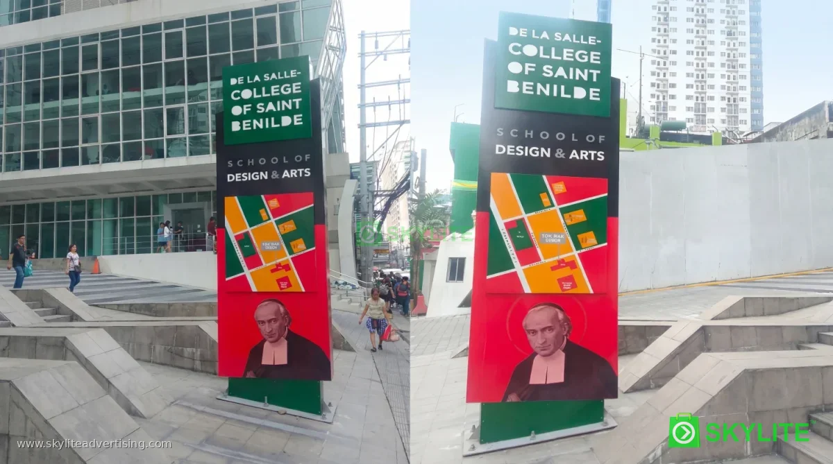 De La Salle Taft Pylon Signage Maker De